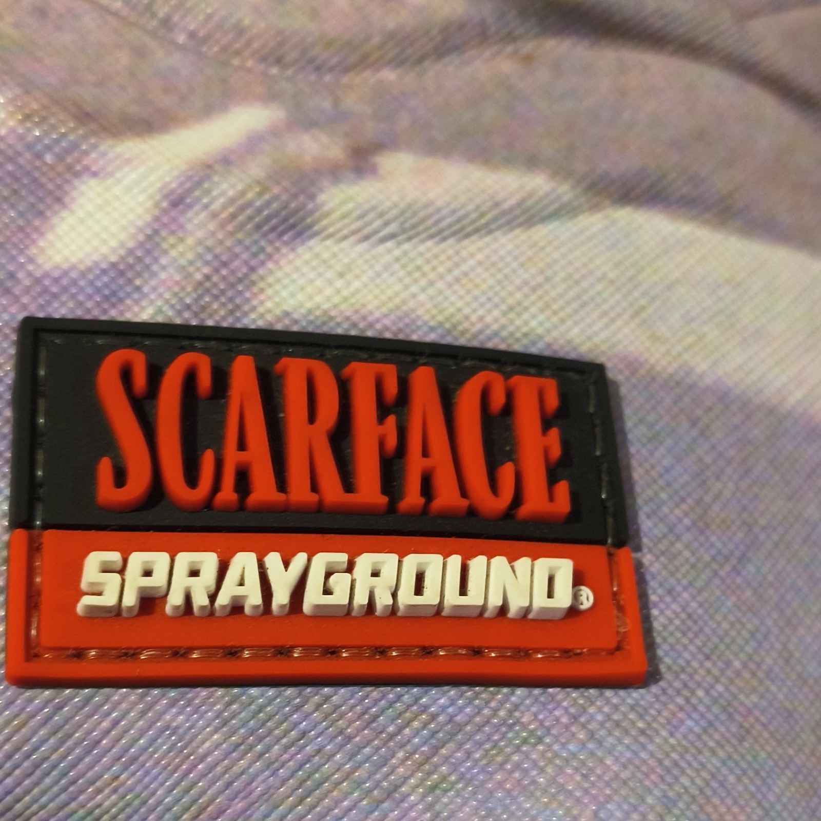 Sprayground Scarface Limited Edition Graphic Print Large Backpack Zip Multicolor