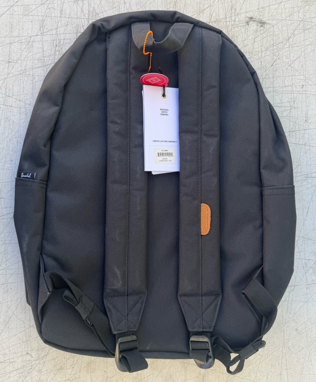 Black Herschel Supply Co. Settlement Logo Backpack 23L | 15″ Laptop Bag Marvel
