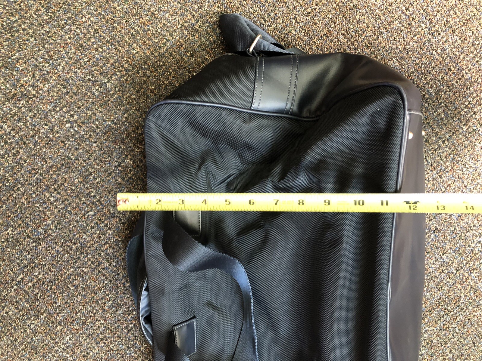 CALVIN KLEIN Cotton Nylon Duffle Gym Bag BLACK Grey TT20