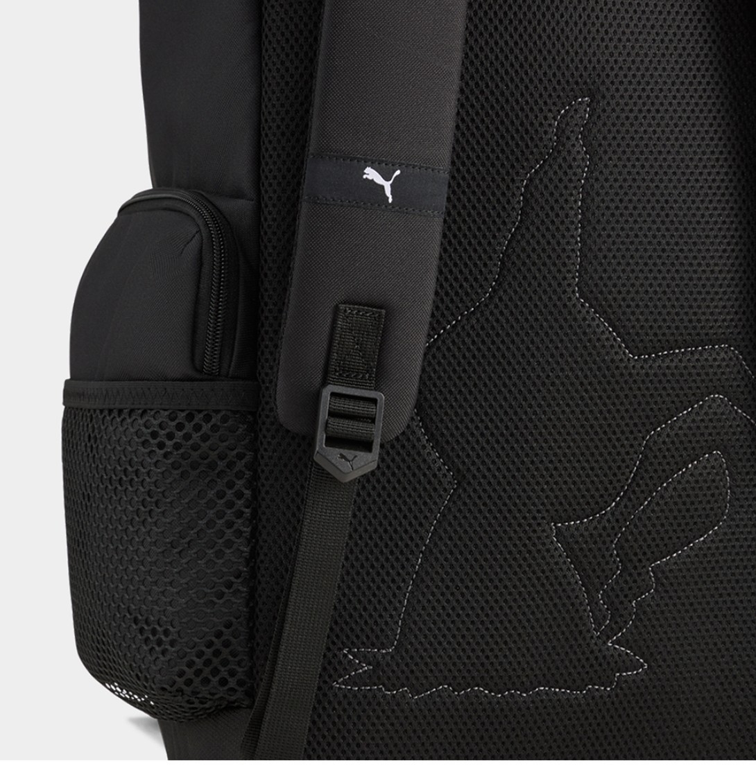 PUMA x Pokemon Backpack Black Strong Gray Pikachu School Laptop Bag
