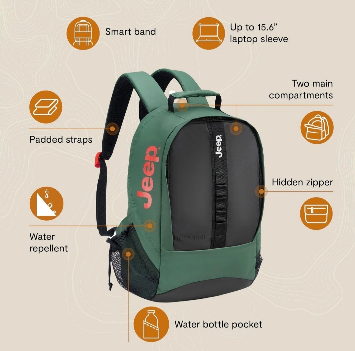 Jeep Multi-purpose Backpack