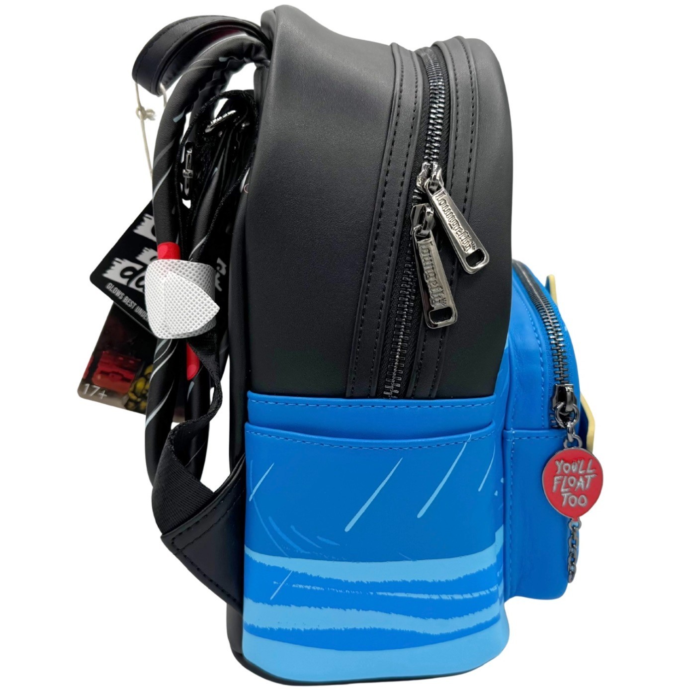 NWT 2024 Loungefly IT – Pennywise Gutter Scene Glow in the Dark Mini Backpack