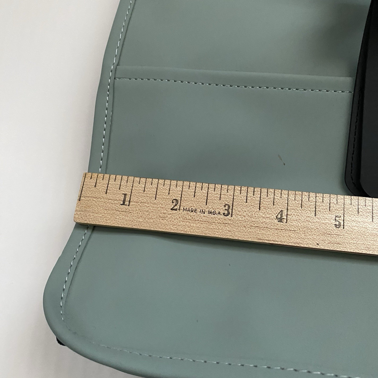 Rains Backpack Mini Unisex Green Waterproof Bag w/ Magnetic Flap 16x11x4 EUC