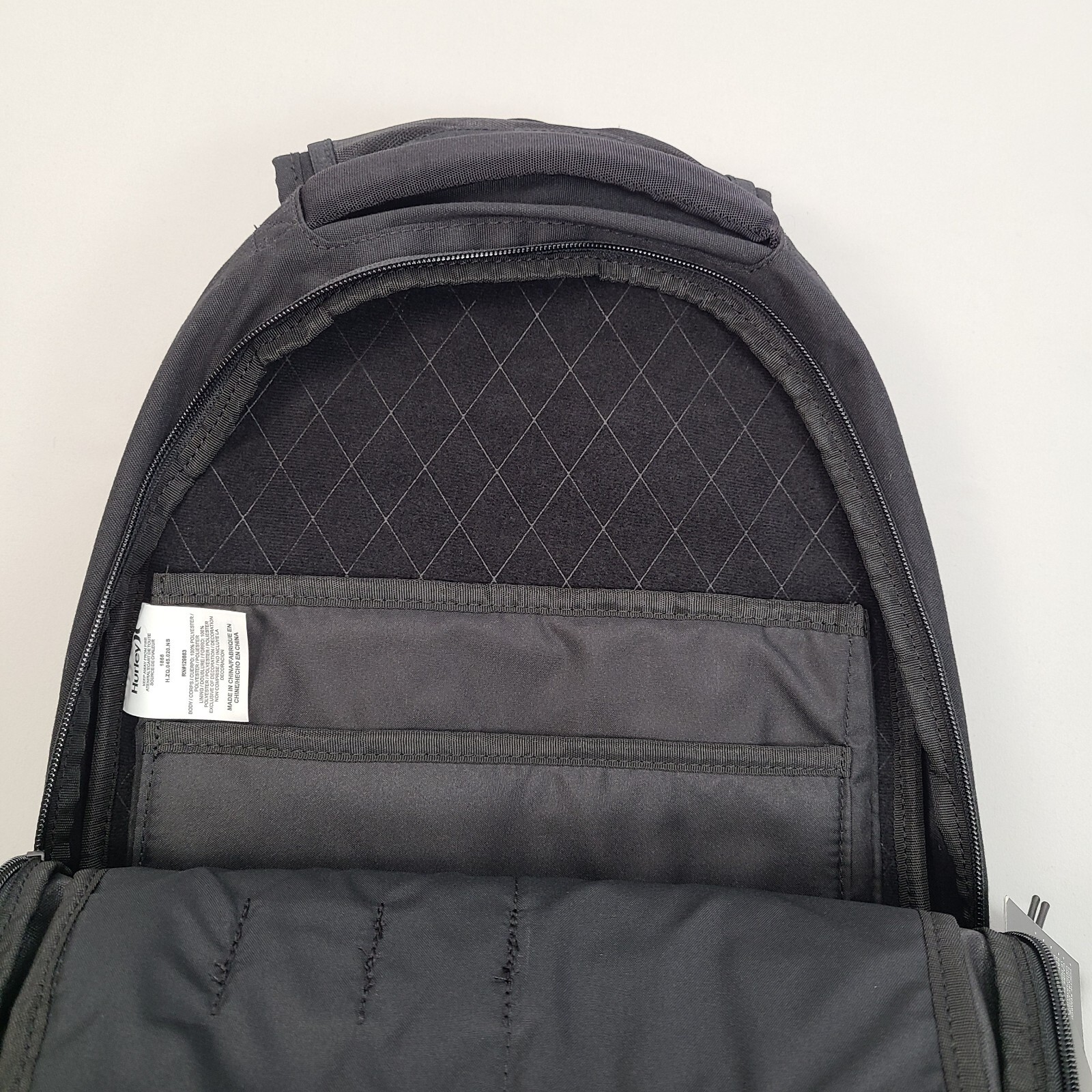 Hurley Backpack Black Surge Bag School Beach Travel Unisex