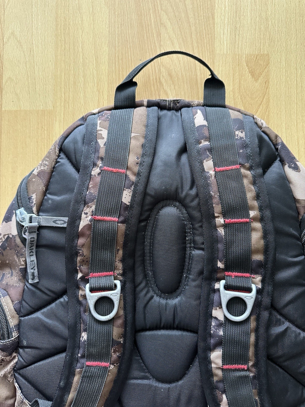 VTG Y2K Oakley Planet Pack Brown Camo Tactical Field Gear Backpack GORPCORE