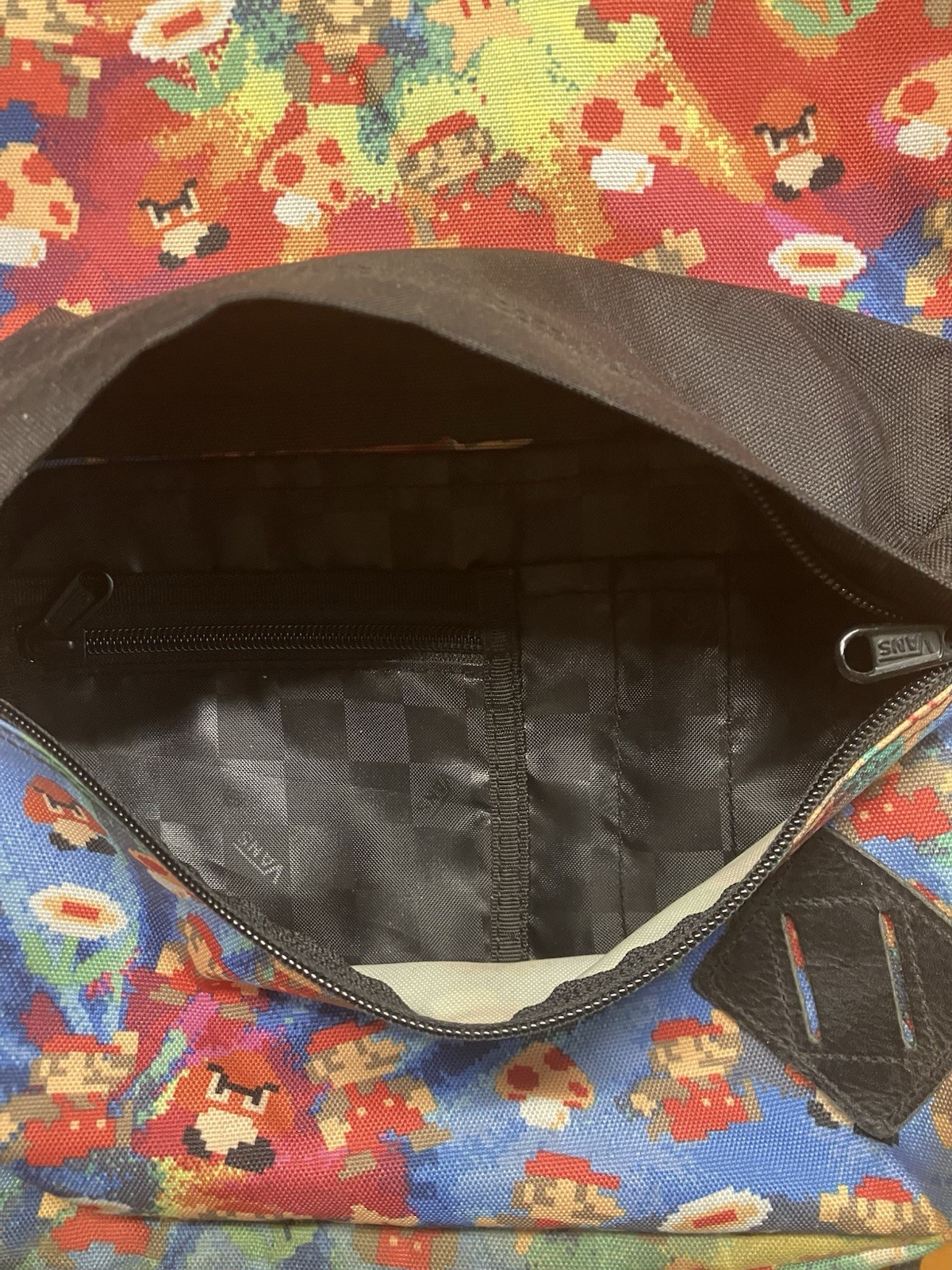 Vans x Nintendo Super Mario Bros Old Skool II Backpack 8-Bit Print Tagged 2016