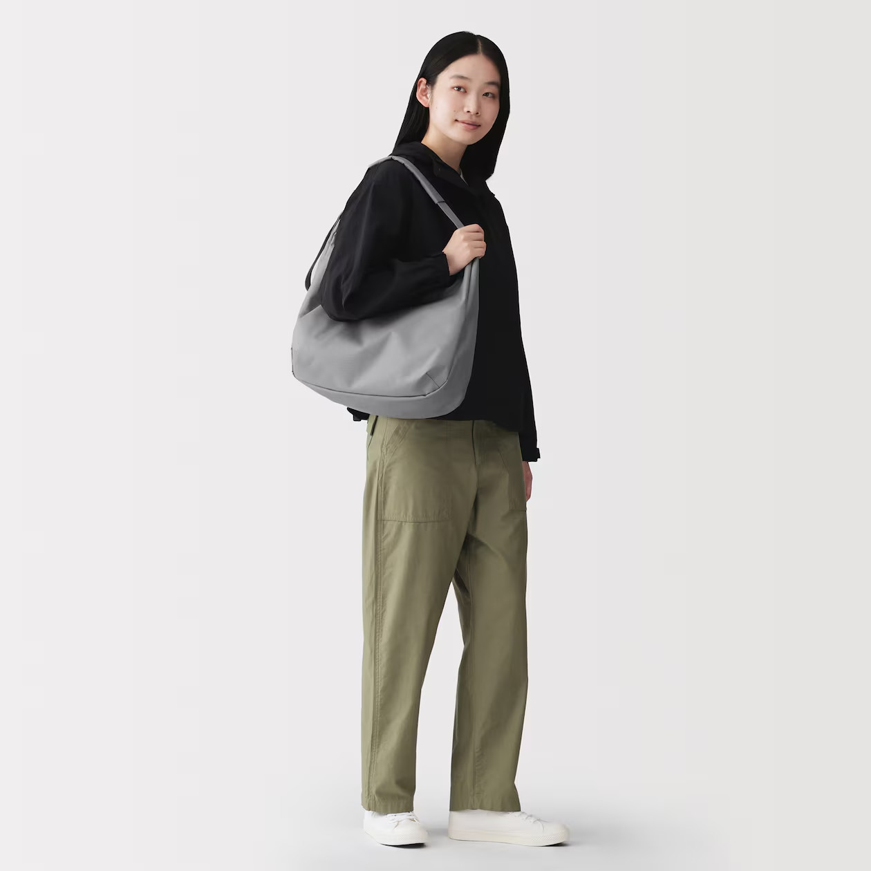 MUJI Water-Repellent 2-Way Shoulder Bag 17-Litter Sling Crossbody Unisex NWT