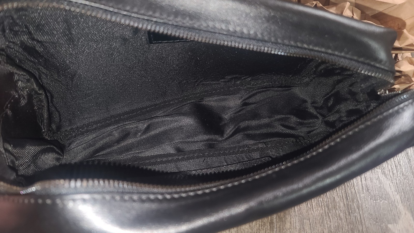 NWOT MASSEI VACCHETTA MARIO LUXURY LEATHER BLACK DOPP KIT HANDMADE ITALIAN