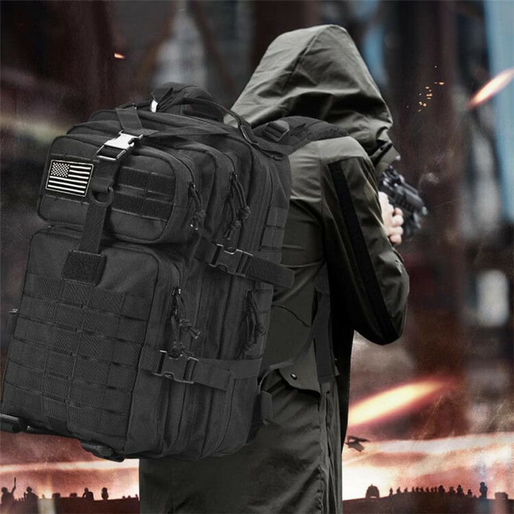 Tactical Backpack 45L Large Rucksack 3 Day Outdoor Military Bag Travel Hiking US