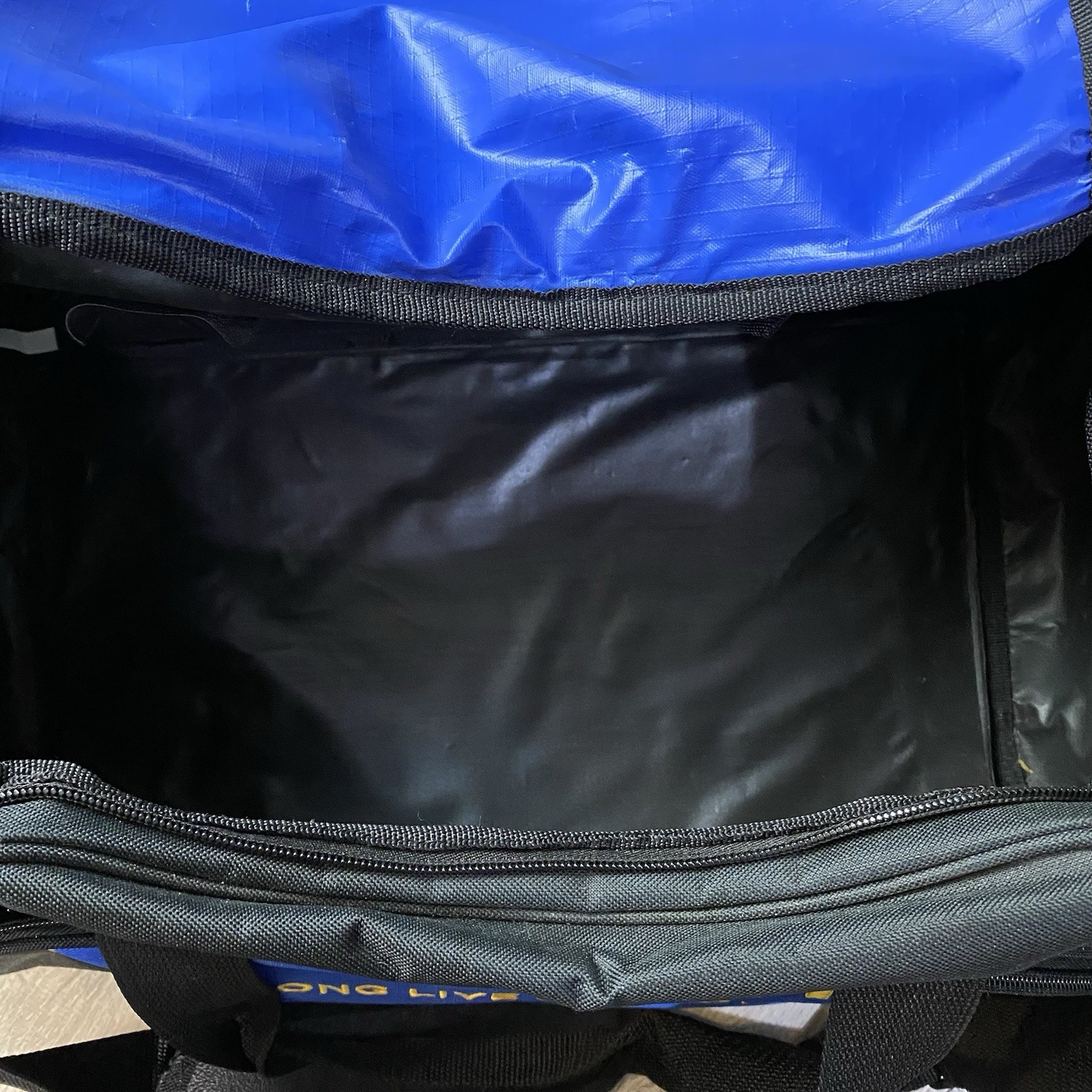 2011 Wrangler National Finals Rodeo Duffel Bag Blue Las Vegas Long Live Cowboys