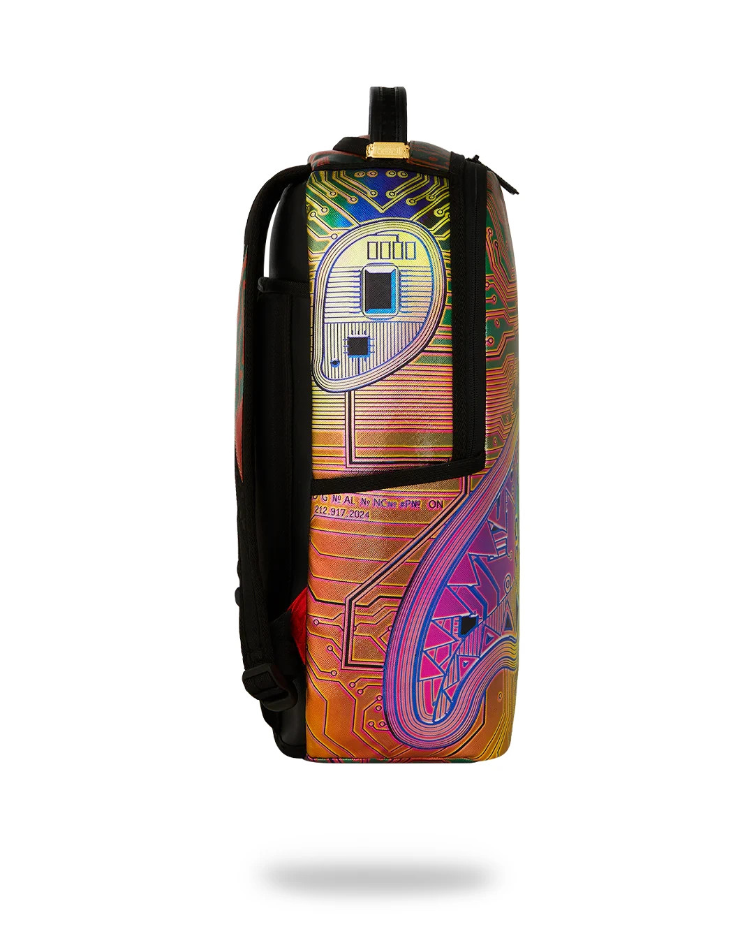 Sprayground Circuit Board Magnetic Backpack🔥New Black Bookbag Large School Bag
