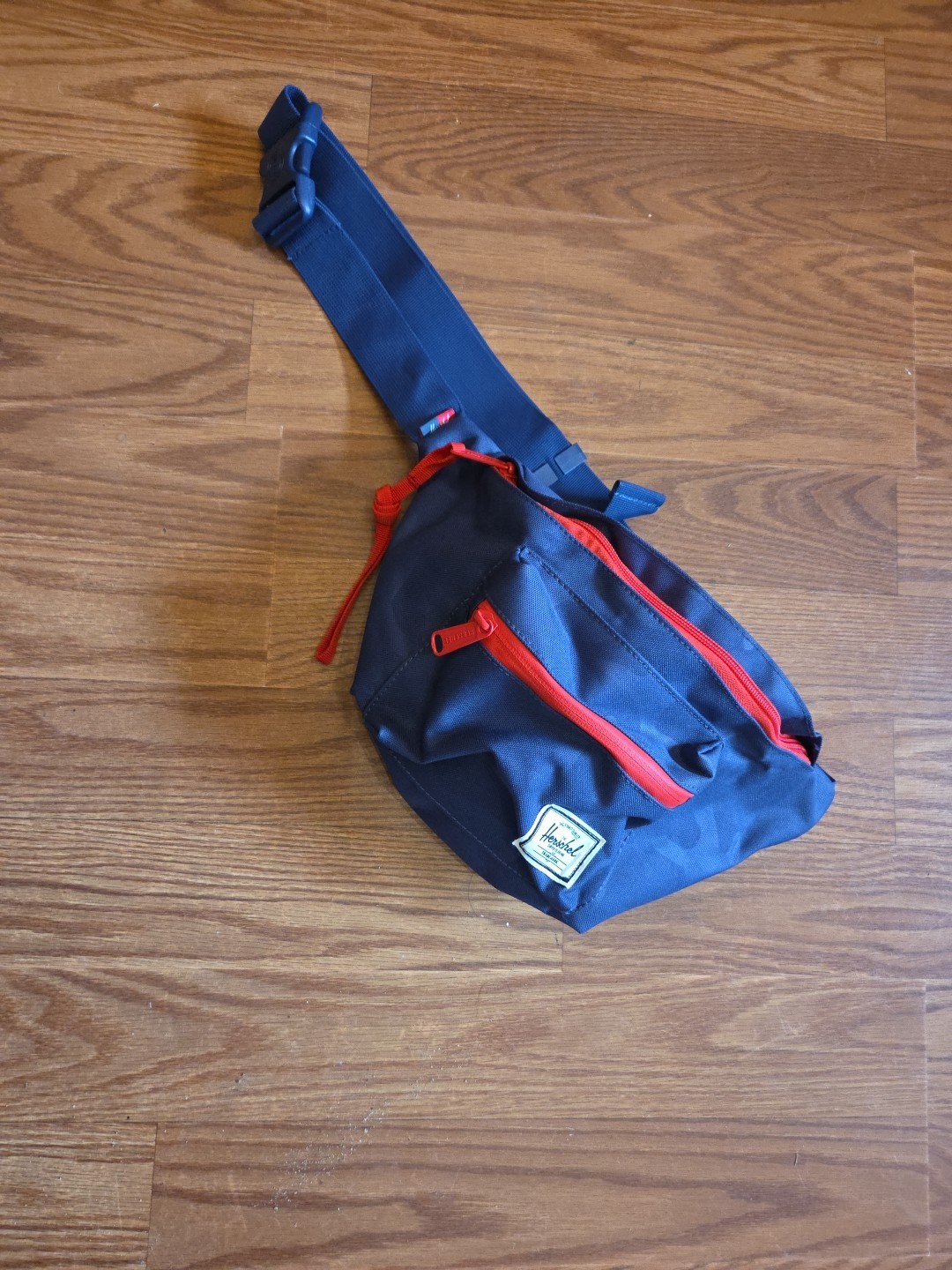 Herschel Supply Co. Unisex Hip Pack Waist Pack Fanny Pack Bag Blue And Red