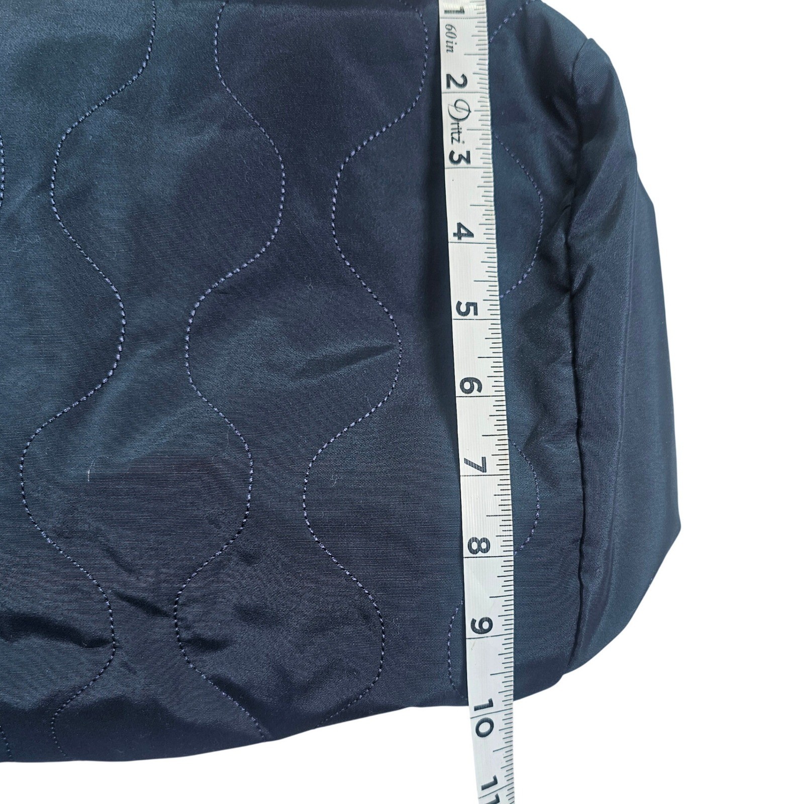 Polo Ralph Lauren Navy Blue Nylon Quilted Duffel Bag Weekender Travel RARE NWT