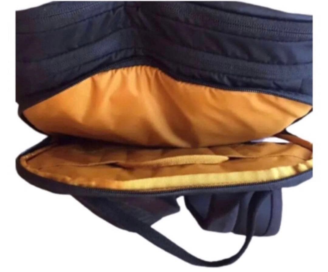 The North Face Backpack 26L Black 70D Ripstop Nylon Used Japan