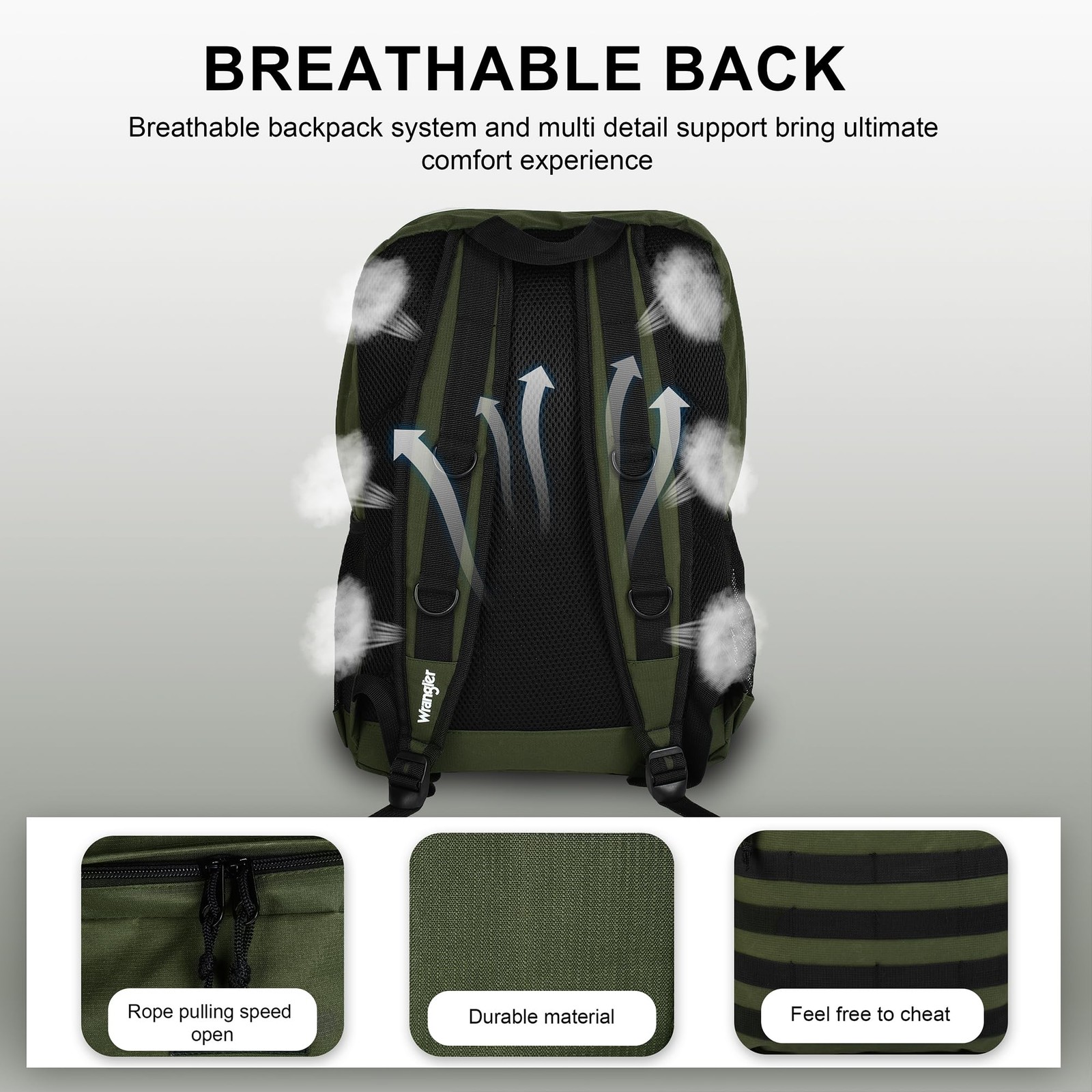 Tradesman Water Resistant Casual Daypack Travel Work School Laptop Backpack