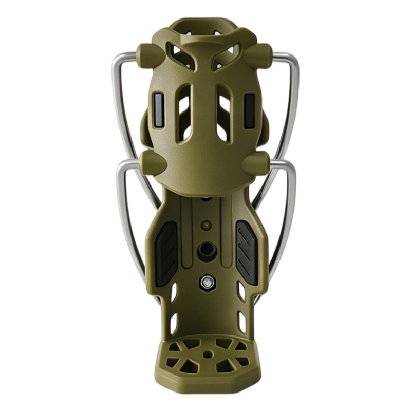 Bar Mounted Cup Rack for Motorcycles During Delivery Work Days