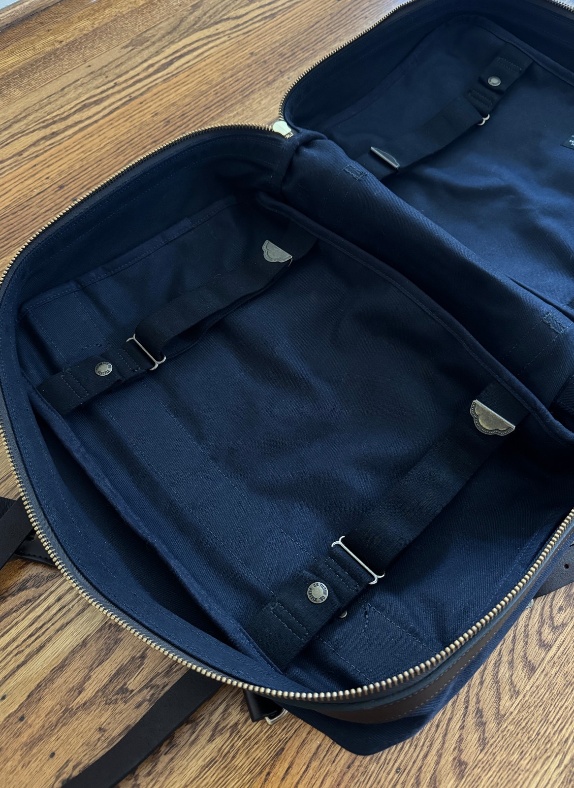 Filson Small Rugged Twill Pullman Suitcase Navy Made in USA Rare Outstanding