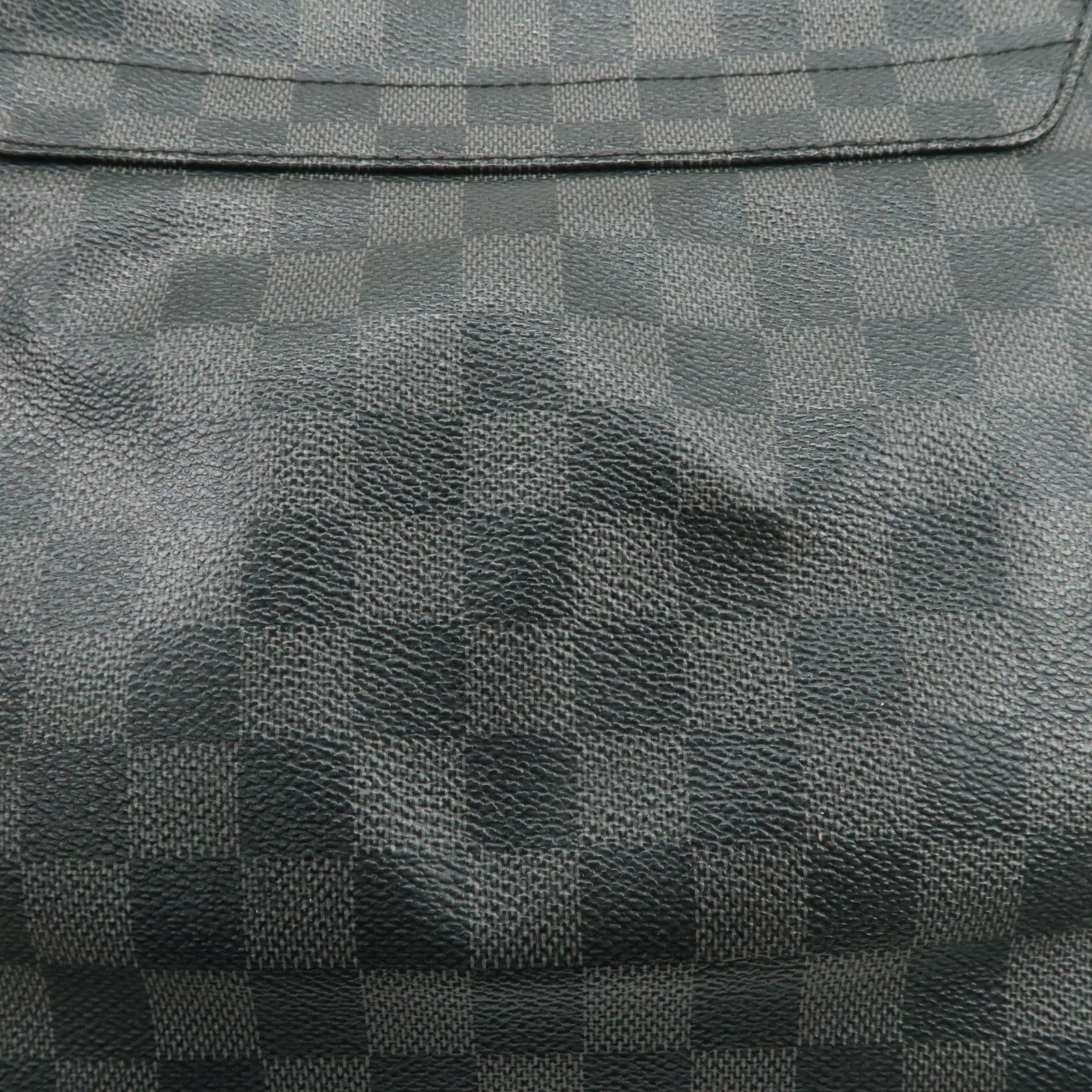 Louis Vuitton Damier Graphite District PM Shoulder Bag Noir N41260 Auth Used F/S