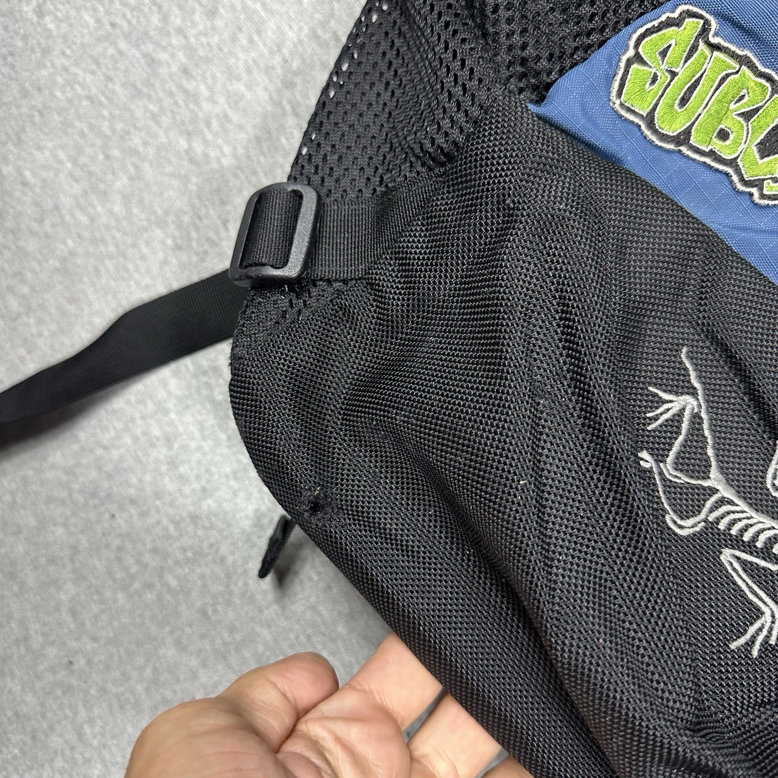 Vintage Arc’teryx Covert Backpack Small Lightweight Black Blue Hiking Day Pack