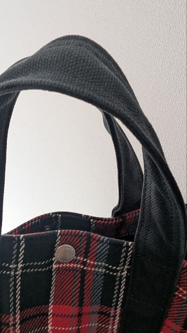 Authentic PORTER G1950 Collaboration Tote Bag Check Pattern 37cm x 23cm x 8cm Bl