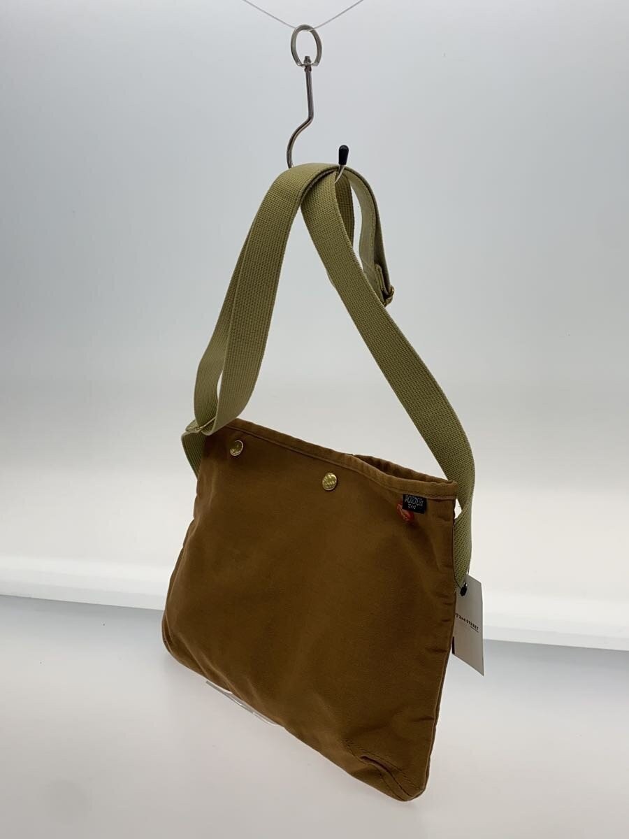 Authentic PORTER Brown Shoulder Bag 23cm Height 30cm Width Unlined