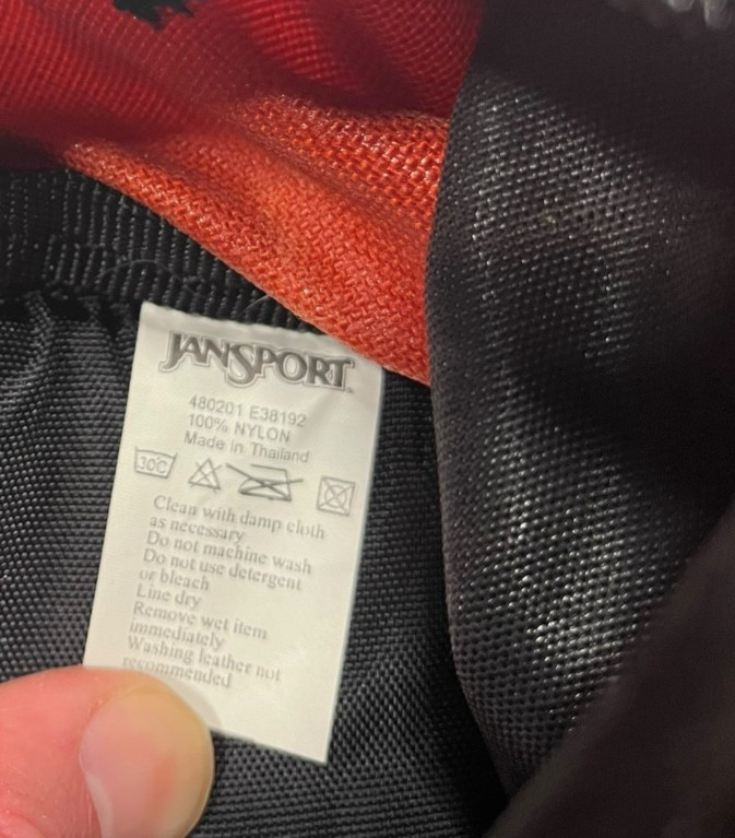 JANSPORT Orange BIG-MULTI-POCKET BACKPACK Outdoor Hike Travel Gym School Bag