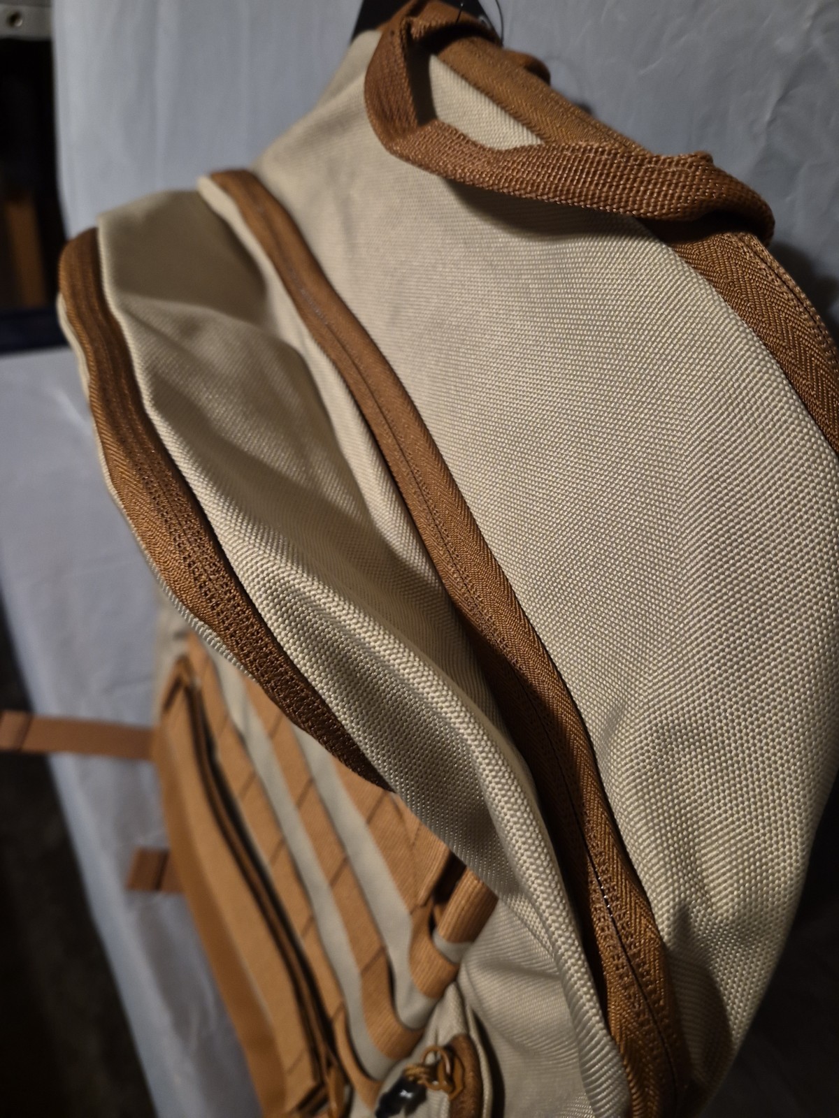 Hurley 50-50 Backpack Khaki Skateboard Laptop Compatible Multiple Pockets NWT