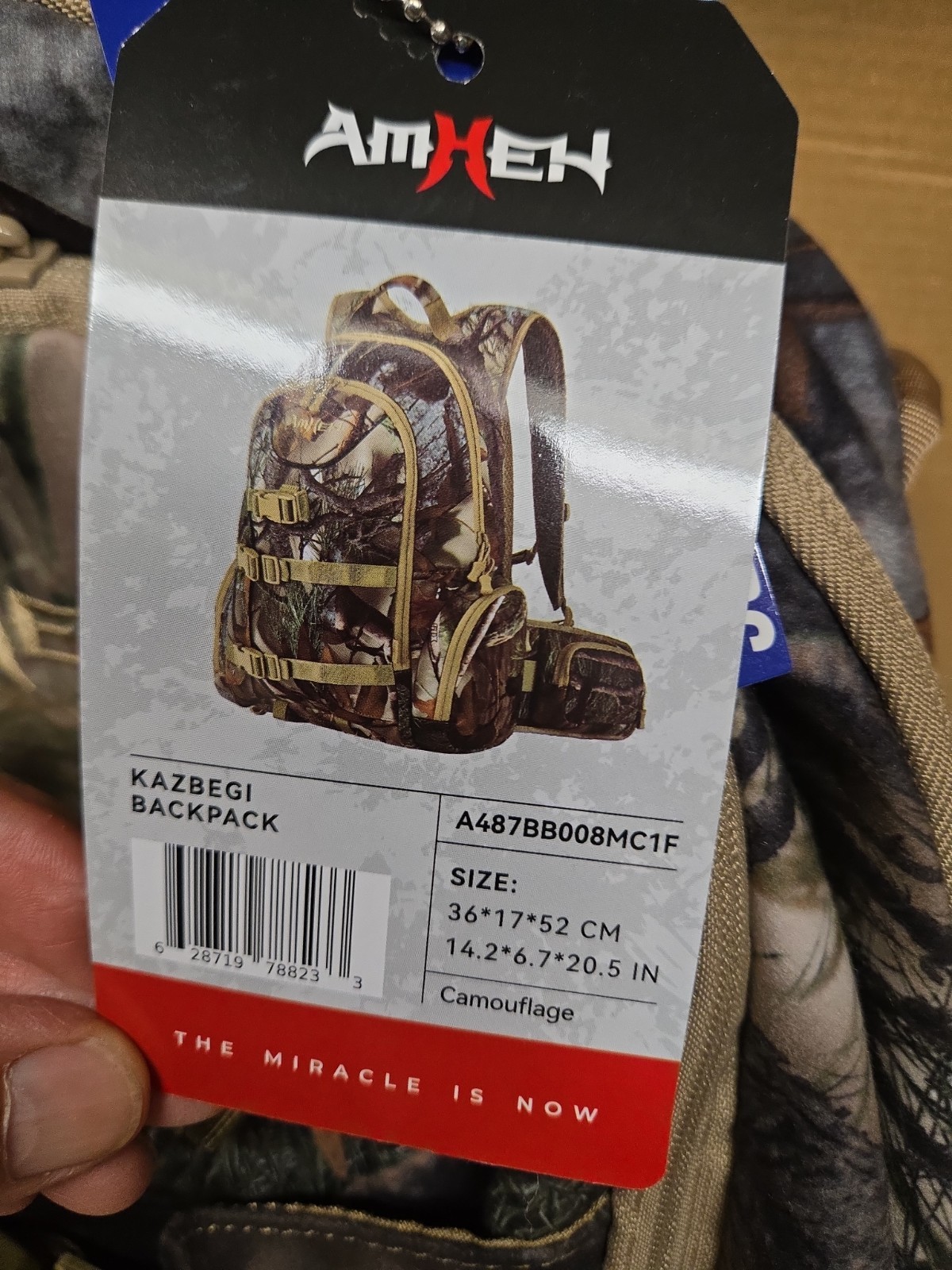 AmHEN | Multicam Tactical Backpack | 31 L | Military MOLLE Camo Bag | NWT