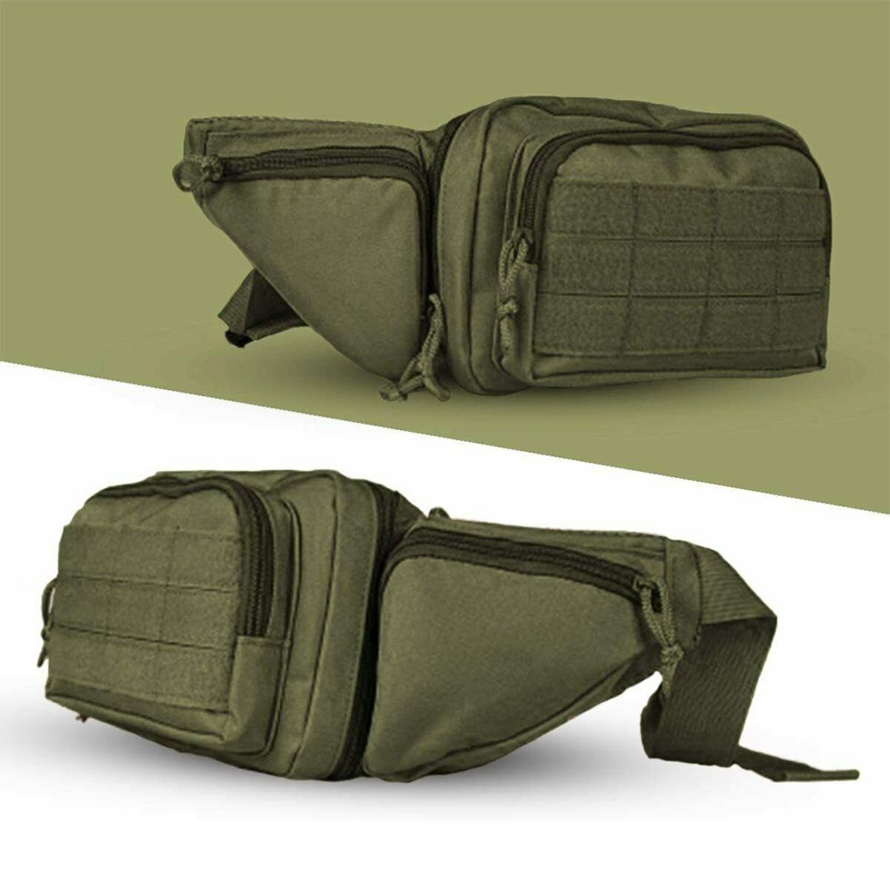 Tactical Pistol Pouch Waist Gun Pack Bag Fanny Packs Concealed Carry Gun Holster
