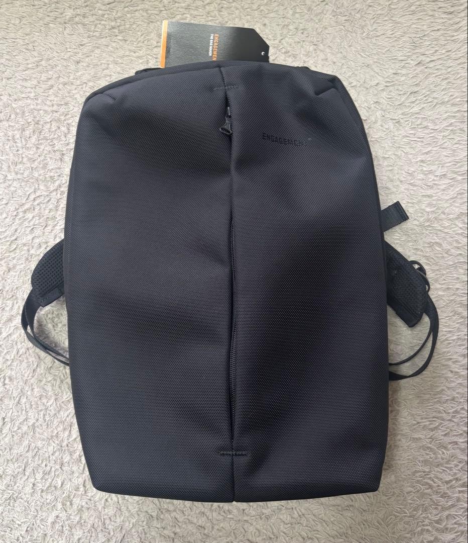 ENGAGEMENT EGBP-011 Backpack Black Ballistic Nylon 28x42x13cm From Japan