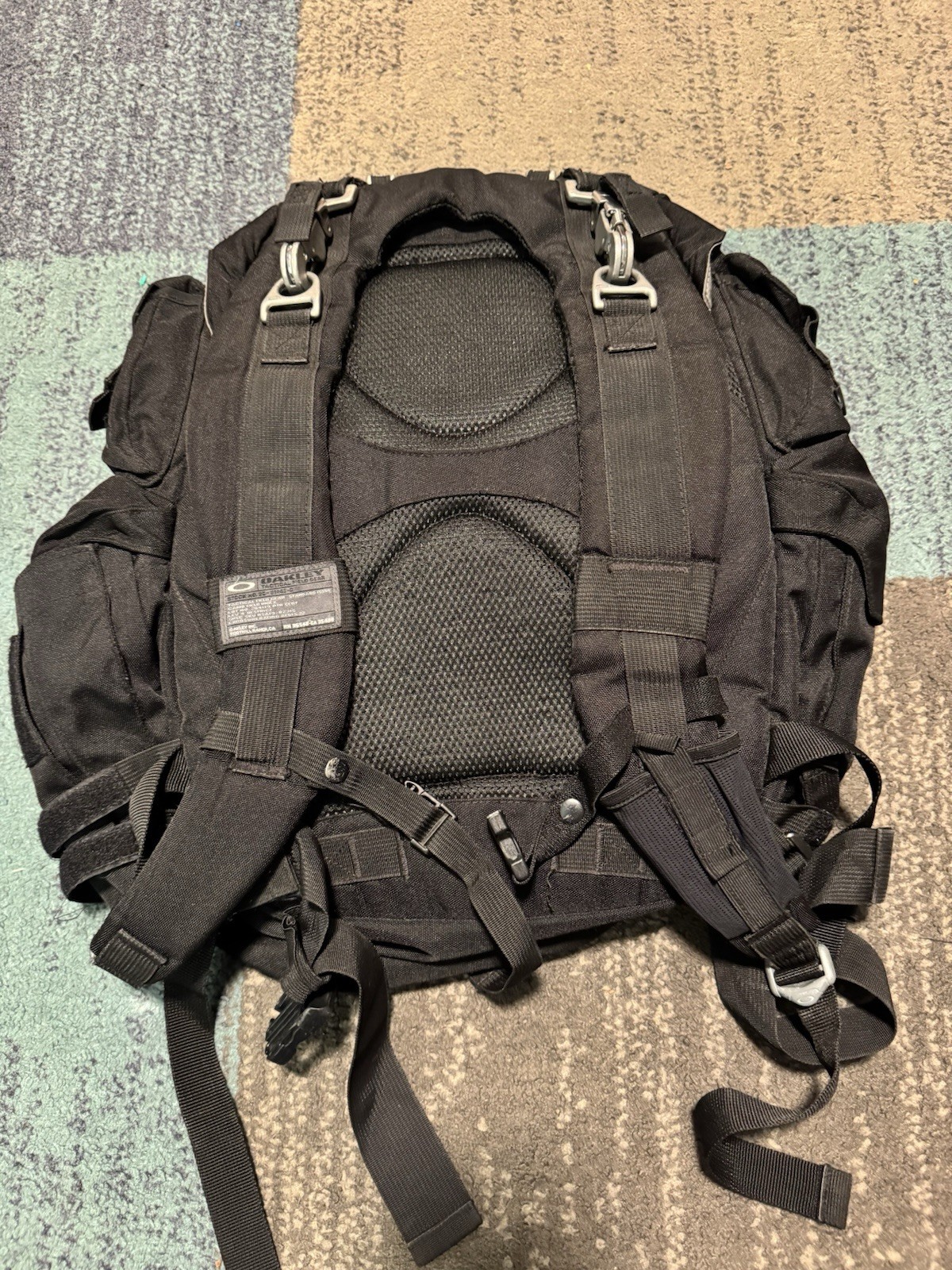 VTG Oakley AP Pack Backpack Tactical Field Gear SI Mountain Div Black Y2K Rare