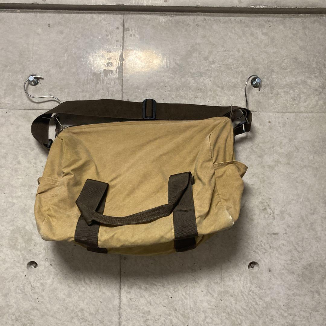 Filson Duffle Bag Leather Otter Brown Small Used Very Good