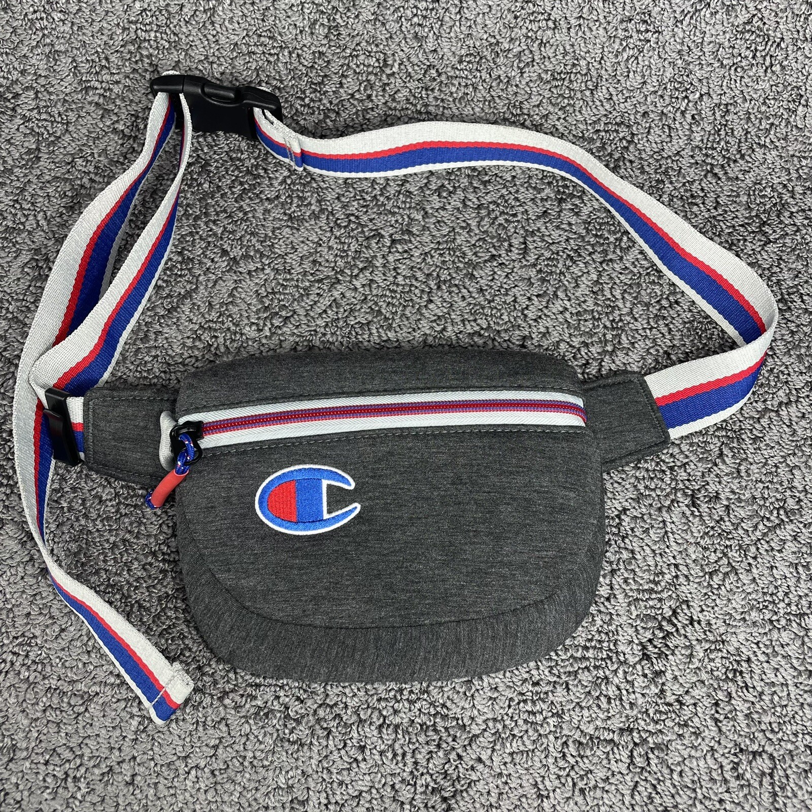 Champion Dark Heather Grey Attribute Waist Fanny Pack Size