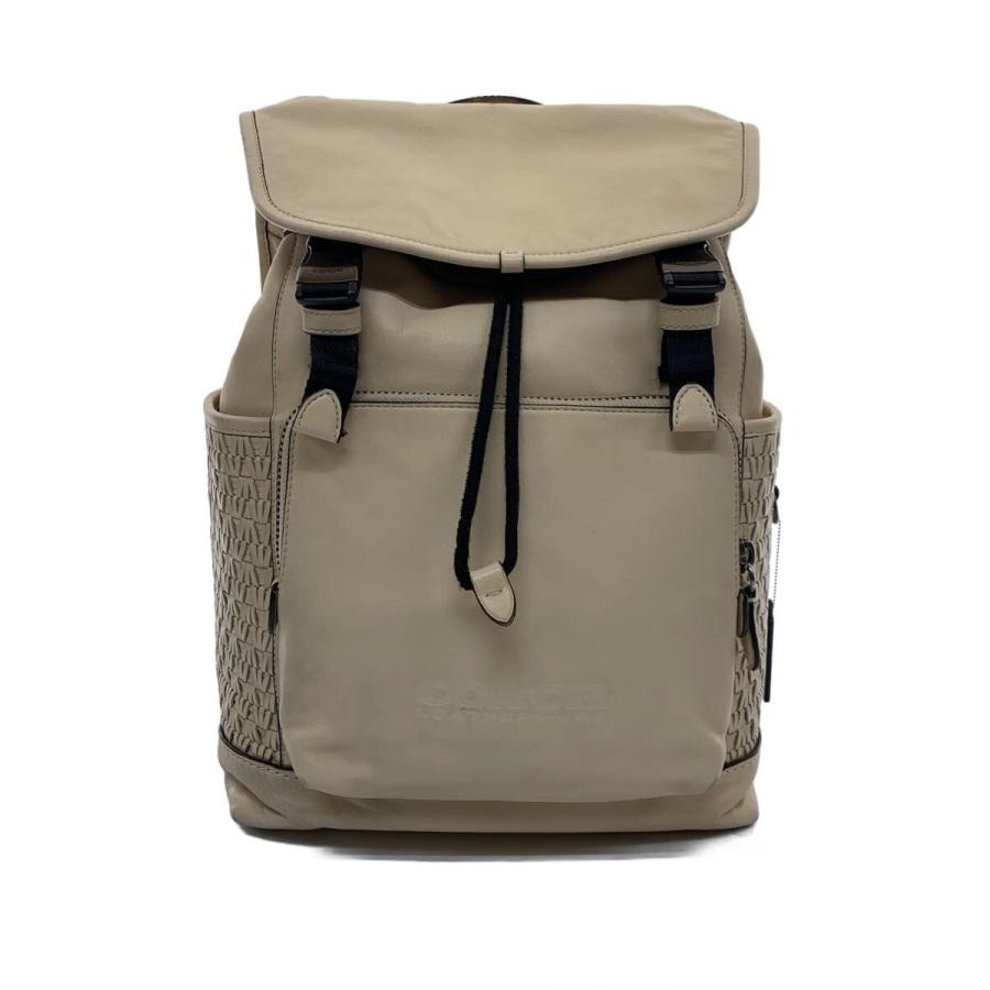 Import duty included for US buyers Coach Backpack Leather Ivory 11.8in with Cor