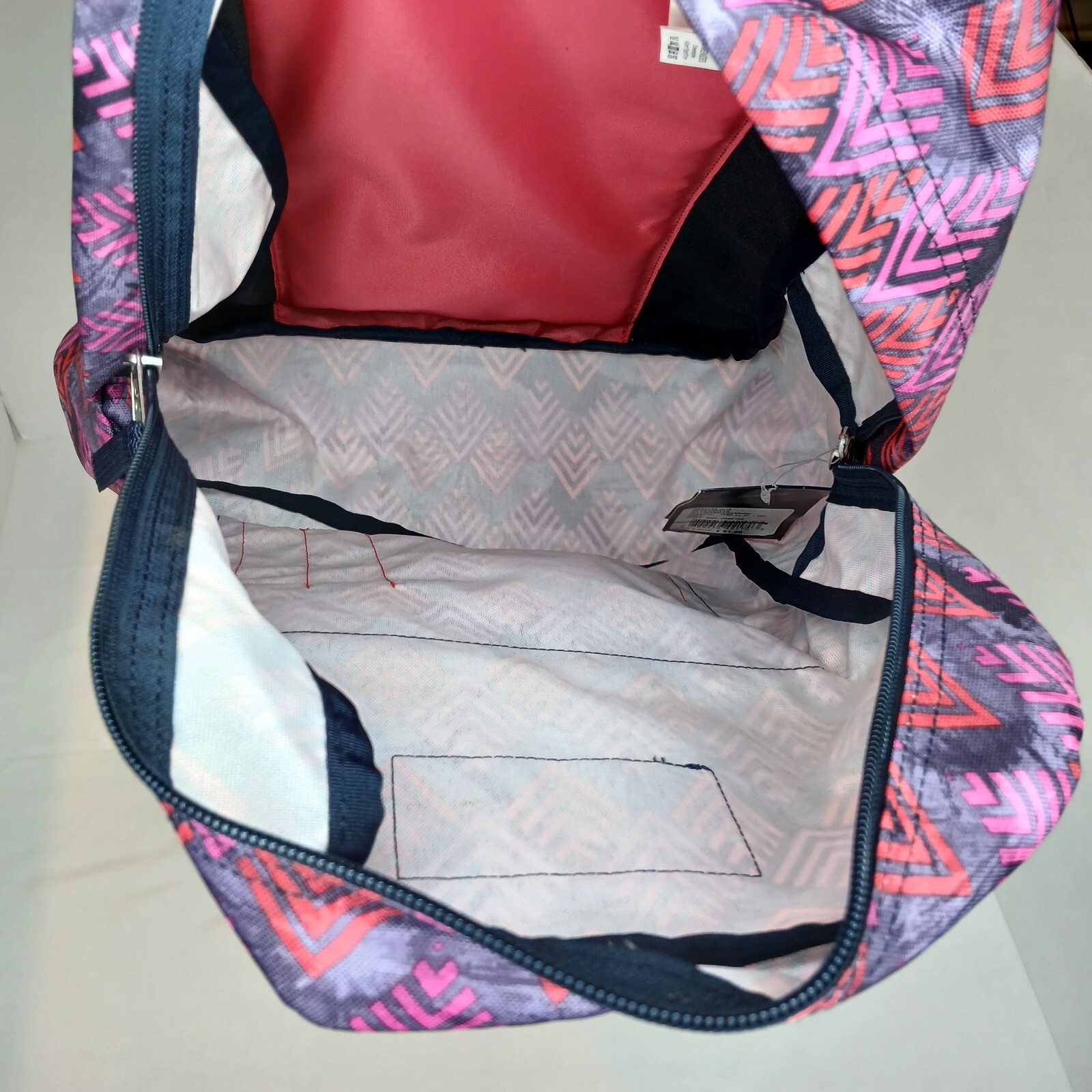 Jansport Superbreak Backpack JS00T501 Diamond Arrow Geometric All Over Print Y2K