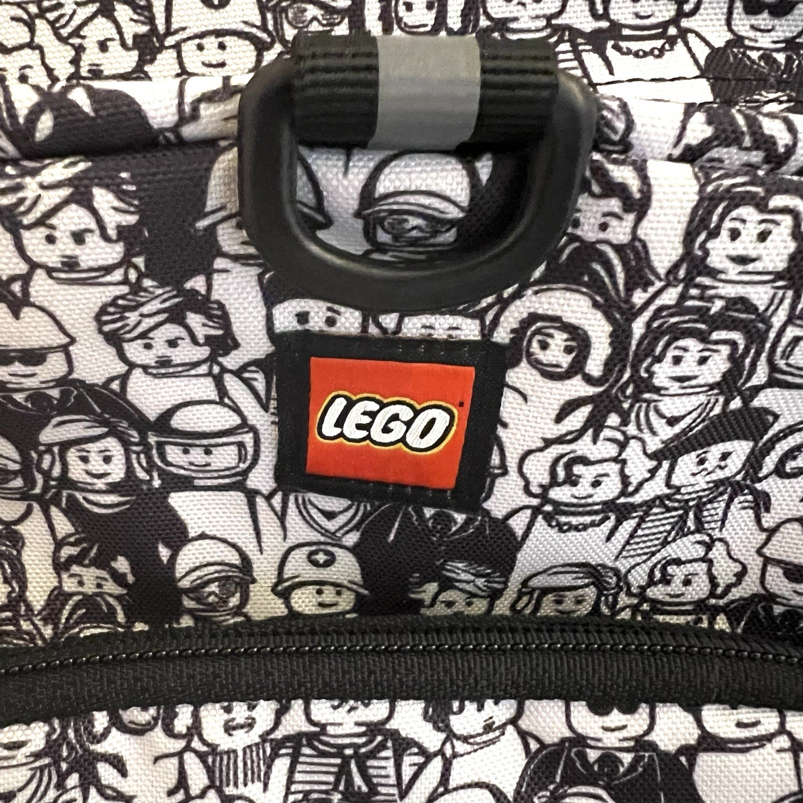 LEGO Backpack Heritage Black and White Mini Figure Minifigure New 18 L Capacity