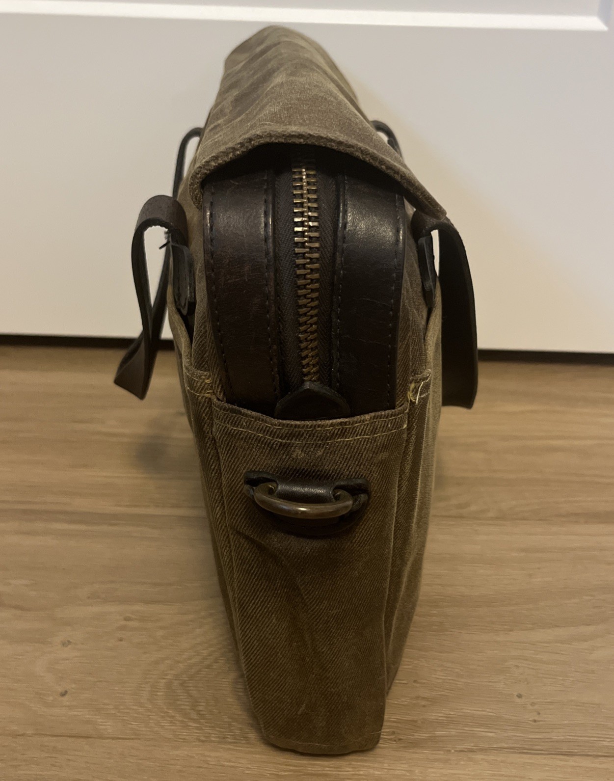 Filson Rugged Twill 256 Original Briefcase | Patina | MiUSA | Missing Strap