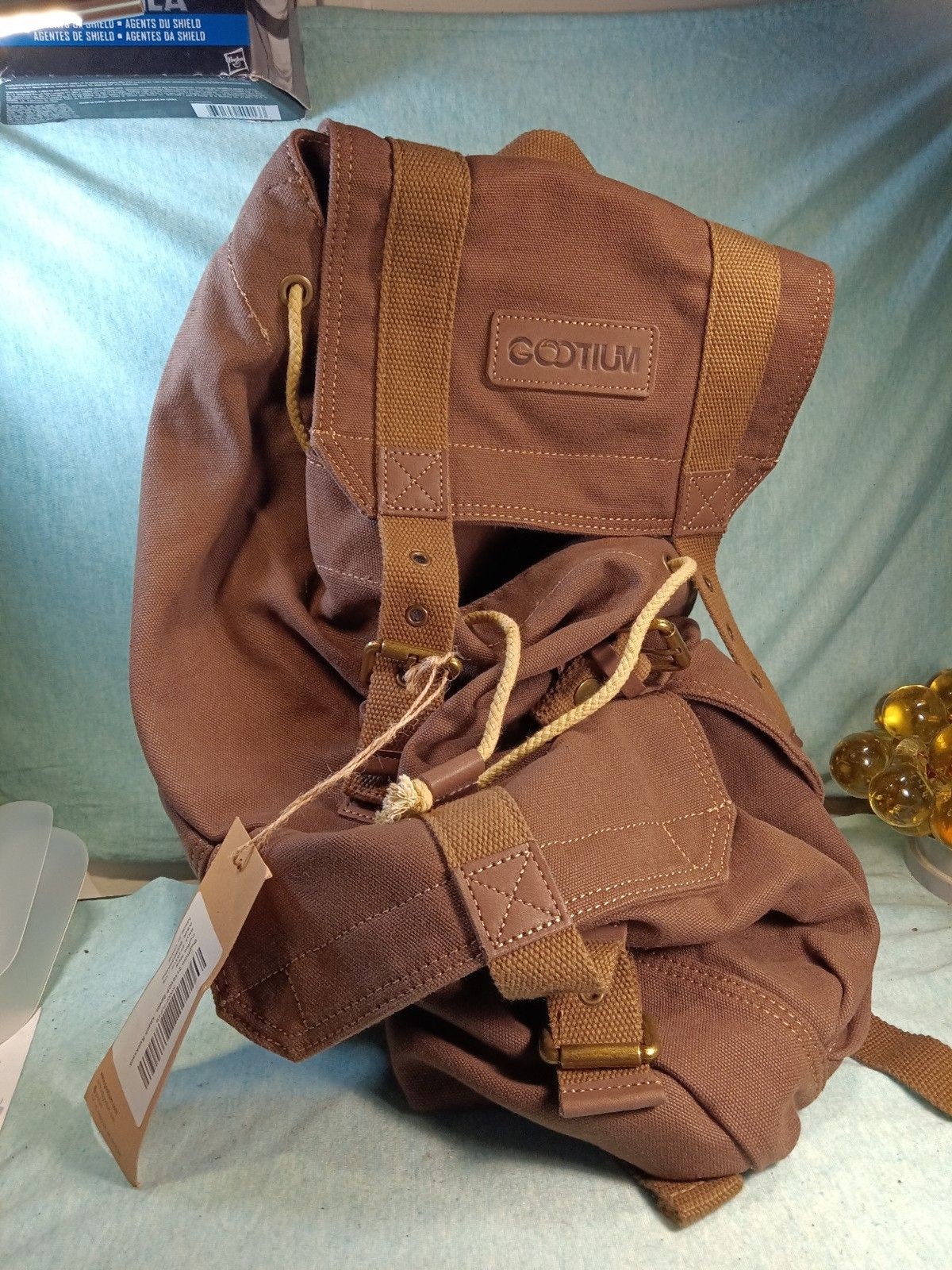 Gootium 21101AMG High-Density Canvas Backpack Rucksack, Large, Field Tan