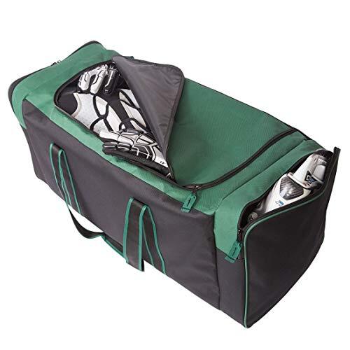 Heavy Hockey Bag | Duty Multi Pocket Travel Duffel Bag | Large Sports Gym Equ…