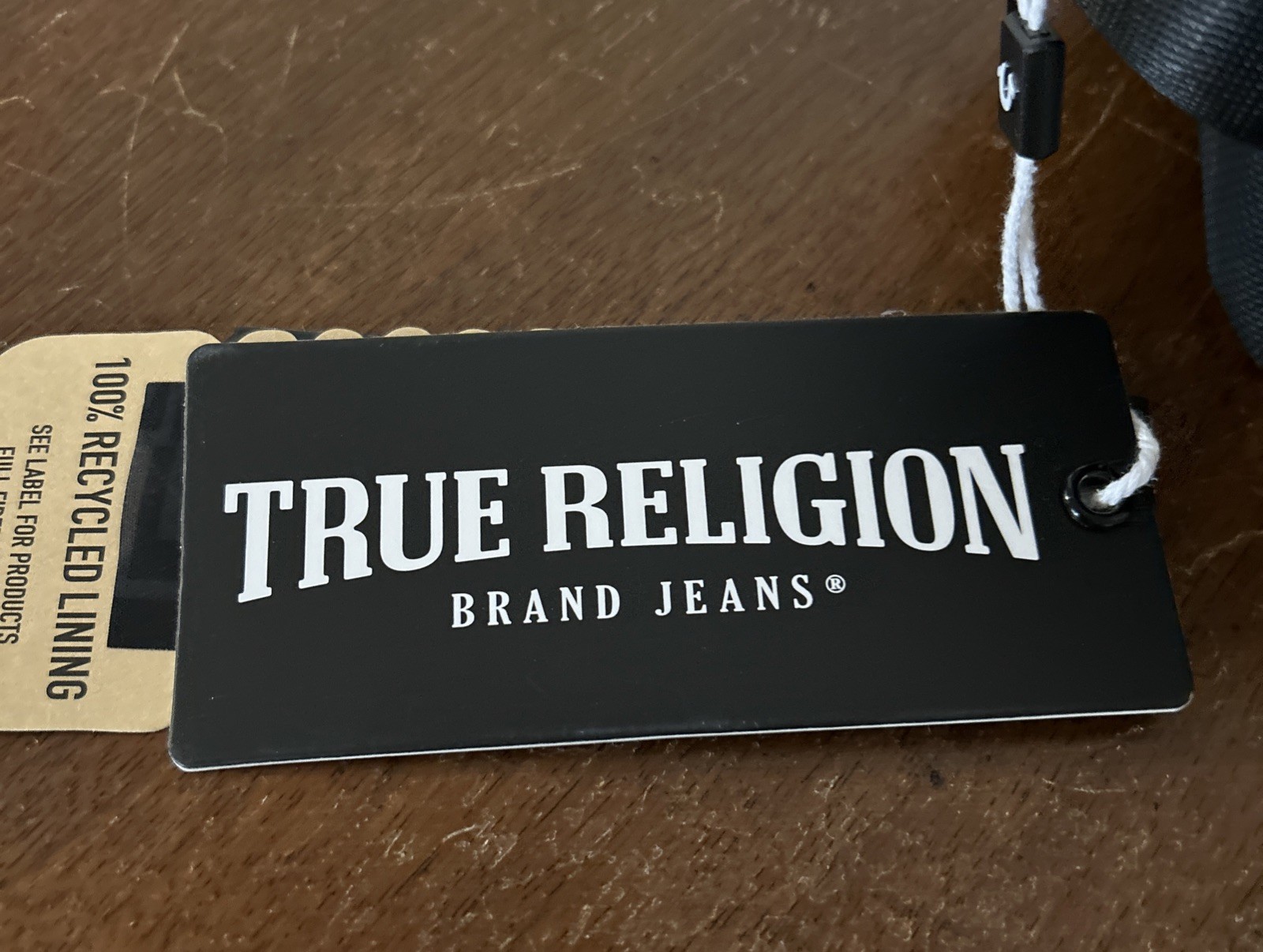 True Religion Men’s Toiletry Bag Black With Horseshoe Logo, 2 Travel Bottles NWT