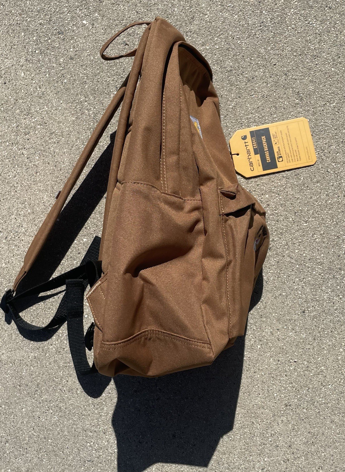 CARHARTT CANVAS BACKPACK PADDED SHOULDER STRAPS MESH SIDE POCKETS NEW WITH TAGS
