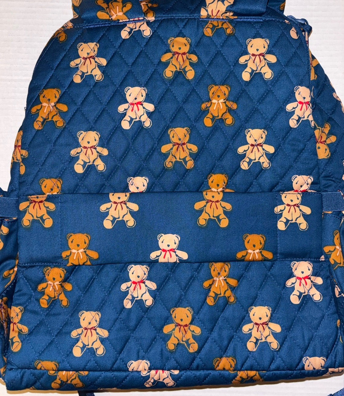 Vera Bradley Cotton Bancroft Backpack Bunch of Bears Teddy Bears NWT