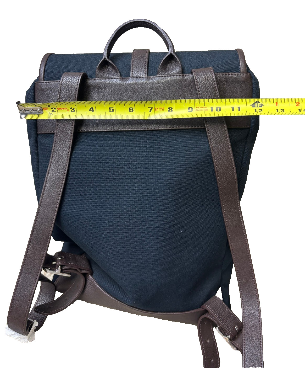 $355 New Daines & Hathaway Ventile Canvas Leather Backpack Navy Ventile DUFFLE