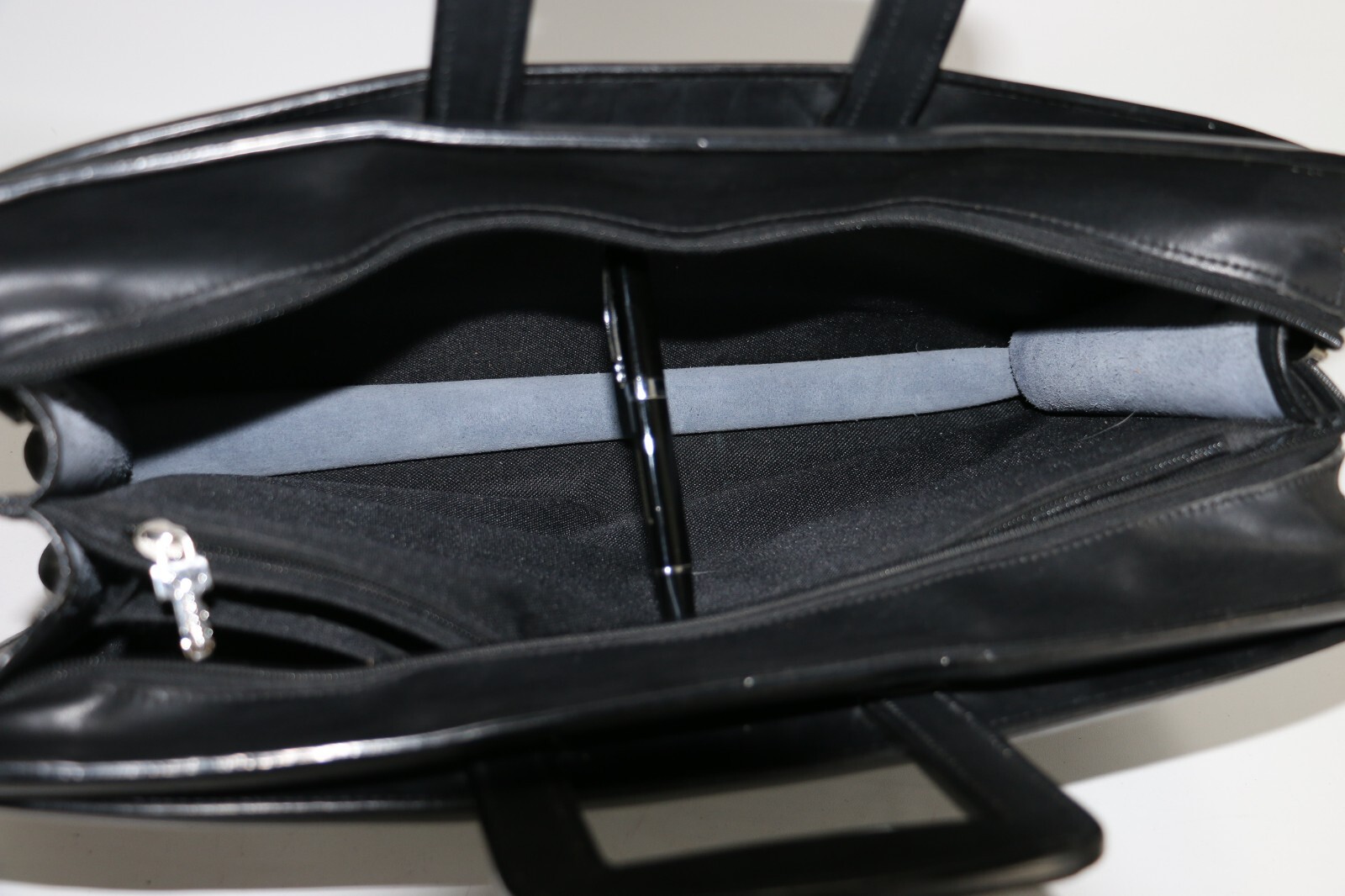 Vintage Leather JACK GEORGE Professional Business Executive Briefcase Bags Mens