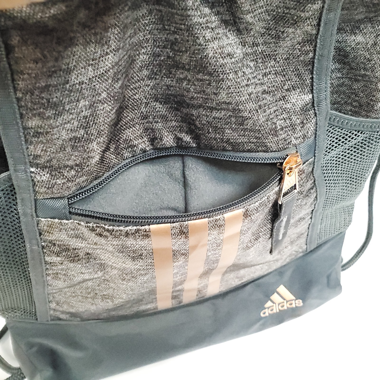 ADIDAS Medi Safe Lined Pocket ALLIANCE II SACKPACK JERSEY ÓNIX/ROSE GOLD