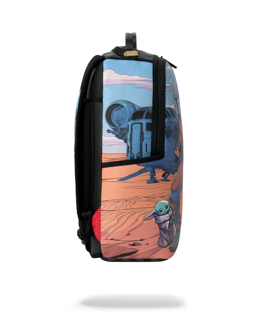 Sprayground MANDALORIAN & GROGU Backpack🔥New Black Bookbag Kids School Bag