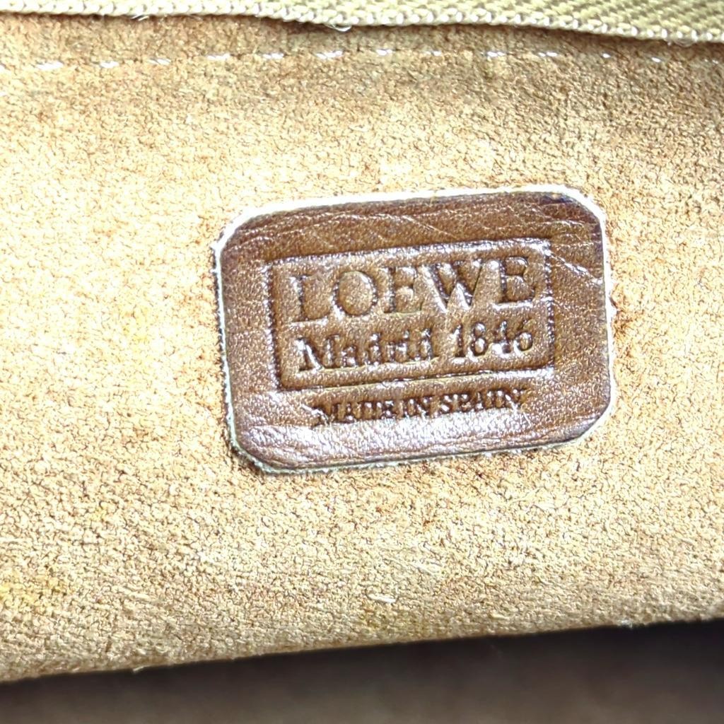 LOEWE Anagram Leather Shoulder Bag Vintage Black