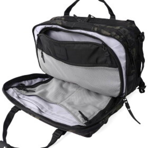 Black Ember Forge Briefcase 60002 Men’s 3-Way Expandable Backpack Messenger Bag