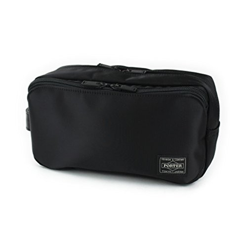 Porter Time Pouch 655-17877 10 Black Nylon Organizer Yoshida Bag Japan