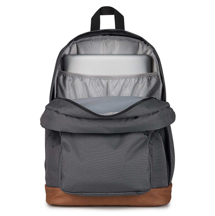 JanSport Cool Student Backpack Grey Letterman Poly 15″ Laptop School Travel Book